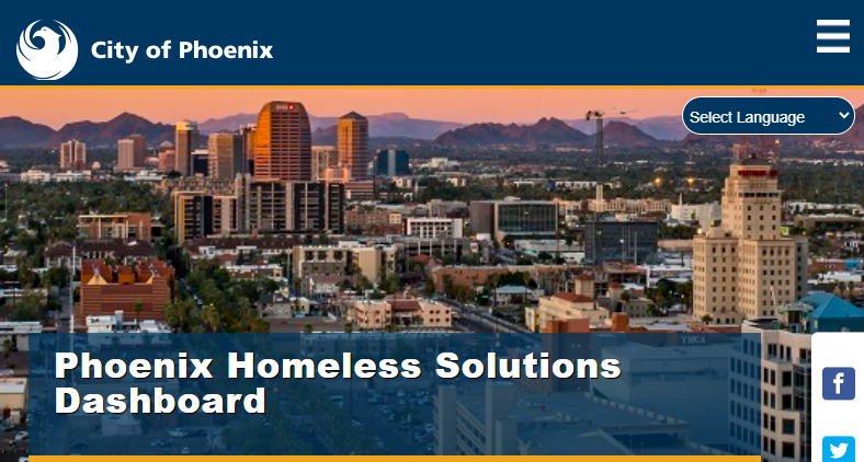 Phoenix Homeless Solutions Dashboard